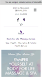 Mobile Screenshot of body4lifemassage.com